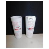 2 INDIANAPOLIS 500 MOTOR SPEEDWAY GLASSES