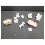 WEST HIGHLAND TERRIER FIGURINE LOT