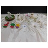 COLLECTION OF WEST HIGHLAND TERRIER FIGURINES