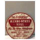 PORCELAIN SIGN 18" ROUND FOR THE HOME HANDY MAN