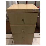 3 DRAWER CABINET W/ HOOK ON SIDE WAS HAIRDRESSERS