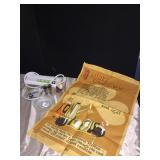 PLUG BAR, SOAP, SILVERPLATE TOOTHPICK HOLDER