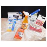 ORANGE CLEANER, NEW 1875 HAIR DRYER, ETC.