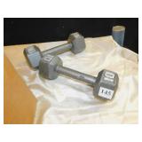 2 10 LB. HAND WEIGHTS