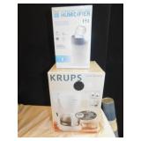 KRUPS COFFEE MAKER WHITE NEW AND TRAVEL