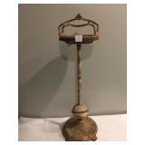 FLOOR ASHTRAY 27" H BARN FIND