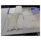 IVORY SWEATER SET WITH BEADED TRIM, SZ M, OTHER