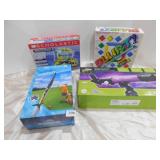 ROCKET LAUNCHER, ROBOT KIT, BLURT GAME AND KIDS