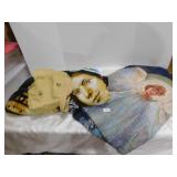 MARY BARTER TAPESTRY THROWN BLANKET WITH ANGEL