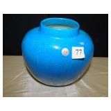 BOCH VASE BLUE W/ PAPER LABEL