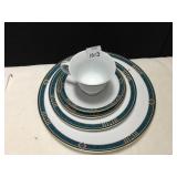 WEDGEWOOD EMBASSY COLLECTION KENYON PATTERN, 5 PC