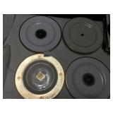 5 LENOX LUNCH PLATES, VARIOUS PATTERNS