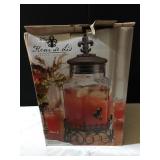 FLEUR DE LIS BEVERAGE DISPENSER NEW IN BOX