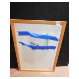 DRY ERASE BOARD AND MARKERS