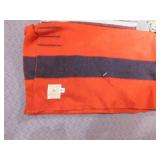 HUDSON BAY POINT BLANKET, 100% WOOL, SOME DAMAGE