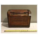 PHILCO PORTABLE RADIO MISSING HANDLE, CORD AND