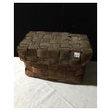 ANTIQUE BASKET W/ LID