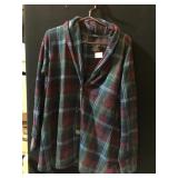 CUDDL DUDS PLAID X-LARGE NEW