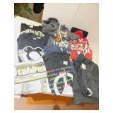 NEW 42 SWEATPANTS, M HOODIES, HURLEY ZIPPER