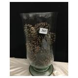 PINECONE FILLED VASE 16" H