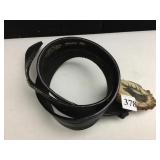 ELK SILVER CREEK 42 BLACK LEATHER BELT & CARVED
