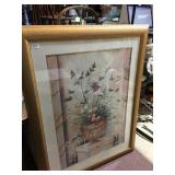 FLOWER IN VASE PRINT 46" H X 35.5" W