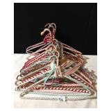 19 HAND WRAPPED HANGERS