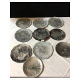 10 WENDELL AUGUST PLATES NEED CLEANED WAS IN A