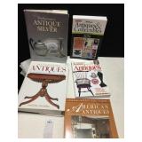 ANTIQUES REFERENCE MATERIALS INCLUDING SILVER