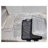 METAL COOLING RACKS, COOKIE SHEET, SPLATTER