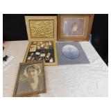 PICTURE FRAME, RAISED FOIL, BIRD, ETC.