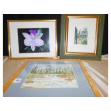 GINO ARLETTI 2000 WATERCOLOR MOUNTAIN SCENE &