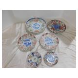 ASSORTED ASIAN THEME PLATES