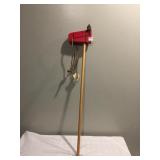 1976 BICENTENNIAL RED HOBBY HORSE WITH ROPE AND