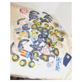ASSORTED VINTAGE PATCHES, SPORTS, BOWLING, LOCAL,