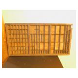 32X16 TYPE BLOCK TRAY, STAMPED ON BACK HW