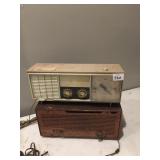 PHILCO RADIOS ONE WOOD ONE PLASTIC WITH SOME