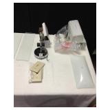 ASTOMIC STARBURST BATHROOM WALL SCONES WITH GLASS