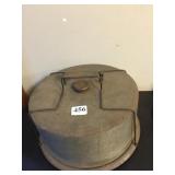 COVERED CAKE TOTE ALUMINUM