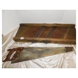 QUEEN SLAW CUTTER AND 26" HAND SAW