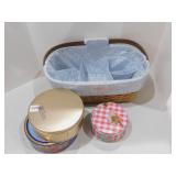 DIAPER ORGANIZER BASKET AND TINS