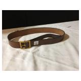 BROWN LEATHER BELT SZ. 40