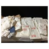 GLH MONOGRAMMED SHEET AND PILLOWCASES, TOWELS,