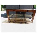 TV STAND 3 TIER 22" H X 41" W X 23" D