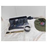 VINTAGE HAEGERN DESK ORGANIZER AND LETTER OPENER,