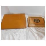 WOOD CIGAR BOX AND WOOD DISPLAY BOX WITH ASIAN