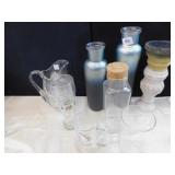 BLUE BOTTLES, COVERED BOX, ETC.