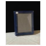 10 NEW FRAMED BLUE AND GOLD ACCENT 13.5" X 11"