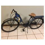 VINTAGE GIRLS BLUE DELUXE ROLLFAST BIKE FRONT