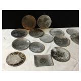 14 WENDELL AUGUST AND NATALIE PLATES NEED CLEANED